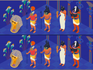 Игра Древний Египет - Найди отличия (Ancient Egypt - Spot The Differences) — играть онлайн бесплатно (изображение №6)