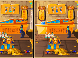 Игра Древний Египет - Найди отличия (Ancient Egypt - Spot The Differences) — играть онлайн бесплатно (изображение №7)