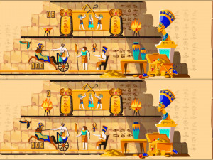 Игра Древний Египет - Найди отличия (Ancient Egypt - Spot The Differences) — играть онлайн бесплатно (изображение №8)