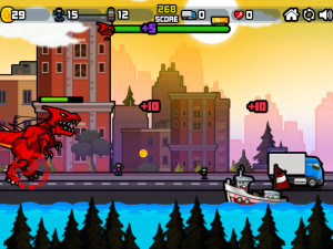 Игра Ти-рэкс в Нью-Йорке (T-Rex N.Y) — играть онлайн бесплатно (изображение №2)