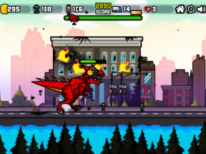 Игра Ти-рэкс в Нью-Йорке (T-Rex N.Y) — играть онлайн бесплатно (изображение №9)