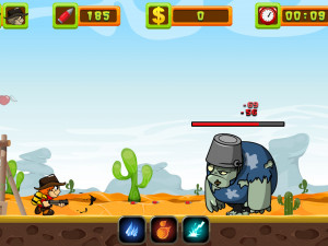 Игра Рейнджер против Зомби (Ranger vs Zombies) — играть онлайн бесплатно (изображение №2)