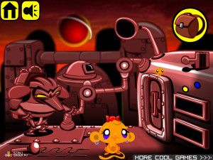 Игра Счастливая Обезьянка 75 (Monkey GO Happy 75) — играть онлайн бесплатно (изображение №2)