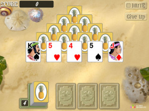 Игра Алоха Пляжный Пасьянс (Aloha Solitaire) — играть онлайн бесплатно (изображение №2)