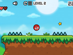 Игра Красный Шар Навсегда (Red Ball Forever) — играть онлайн бесплатно (изображение №4)