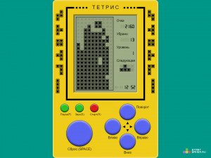 Игра Ретро Тетрис (Retro Tetris) — играть онлайн бесплатно (изображение №2)