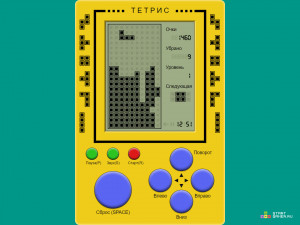 Игра Ретро Тетрис (Retro Tetris) — играть онлайн бесплатно (изображение №3)