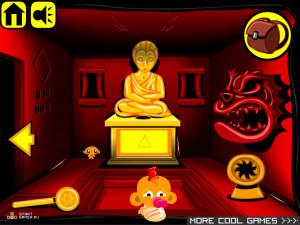 Игра Счастливая Обезьянка 80 (Monkey GO Happy 80) — играть онлайн бесплатно (изображение №4)