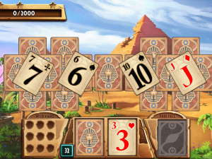 Игра Пасьянс Квест: Пирамида (Solitaire Quest Pyramid) — играть онлайн бесплатно (изображение №4)