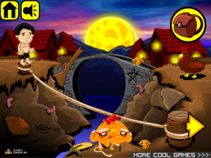 Игра Счастливая Обезьянка 81 (Monkey GO Happy 81) — играть онлайн бесплатно (изображение №2)