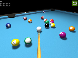 Игра Бильярд Пул Восьмёрка 3Д (Billiards 8 Ball Pool 3D) — играть онлайн бесплатно (изображение №7)