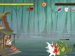 Игра Болотная Атака (Swamp Attack) — играть онлайн бесплатно (изображение №2)