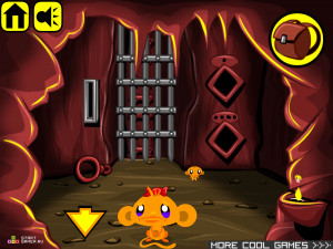 Игра Счастливая Обезьянка 85 (Monkey GO Happy 85) — играть онлайн бесплатно (изображение №4)