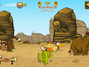 Игра Пещерная Охота (Caveman Hunt) — играть онлайн бесплатно (изображение №2)