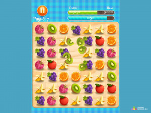 Игра Фруктовый Ряд (Juicy Dash) — играть онлайн бесплатно (изображение №3)