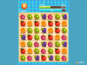 Игра Фруктовый Ряд (Juicy Dash) — играть онлайн бесплатно (изображение №6)
