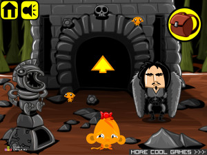 Игра Счастливая Обезьянка 93 (Monkey GO Happy 93) — играть онлайн бесплатно (изображение №2)