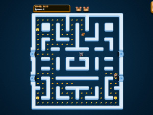 Игра Пакман: Кошки-Мышки (Pac-Rat) — играть онлайн бесплатно (изображение №5)