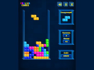 Игра Тетрис 3D: Падающие Кубики (Falling Cubes) — играть онлайн бесплатно (изображение №2)