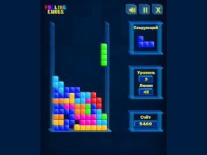 Игра Тетрис 3D: Падающие Кубики (Falling Cubes) — играть онлайн бесплатно (изображение №3)