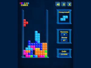 Игра Тетрис 3D: Падающие Кубики (Falling Cubes) — играть онлайн бесплатно (изображение №7)