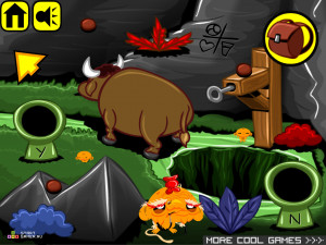 Игра Счастливая Обезьянка 95 (Monkey GO Happy 95) — играть онлайн бесплатно (изображение №5)