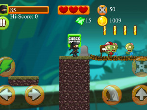 Игра Малыш Ниндзя против Зомби (Ninja Kid vs Zombies) — играть онлайн бесплатно (изображение №2)