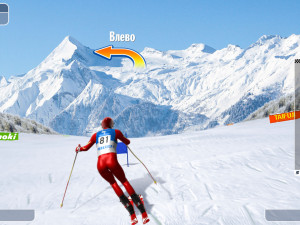 Игра Симулятор Лыжного Слалома (Slalom Ski Simulator) — играть онлайн бесплатно (изображение №3)