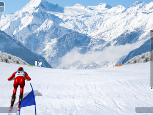 Игра Симулятор Лыжного Слалома (Slalom Ski Simulator) — играть онлайн бесплатно (изображение №5)