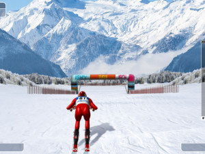 Игра Симулятор Лыжного Слалома (Slalom Ski Simulator) — играть онлайн бесплатно (изображение №6)