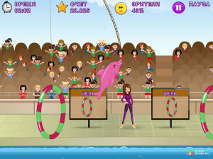 Игра Шоу Дельфинов 1 (My Dolphin Show 1) — играть онлайн бесплатно (изображение №5)