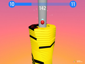 Игра Разбей Пластины (Stack Smash) — играть онлайн бесплатно (изображение №2)