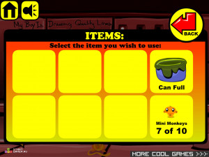 Игра Счастливая Обезьянка 99 (Monkey GO Happy 99) — играть онлайн бесплатно (изображение №5)