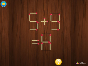 Игра Математическая Головоломка: Сожги Спички (Burn Matches) — играть онлайн бесплатно (изображение №2)
