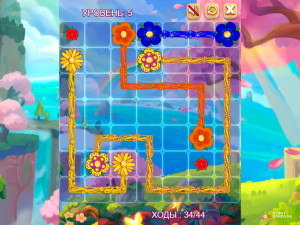 Игра Цветочная Головоломка: Соедини Пары (Flowers Puzzle) — играть онлайн бесплатно (изображение №2)