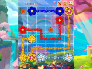 Игра Цветочная Головоломка: Соедини Пары (Flowers Puzzle) — играть онлайн бесплатно (изображение №3)