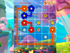 Игра Цветочная Головоломка: Соедини Пары (Flowers Puzzle) — играть онлайн бесплатно (изображение №4)