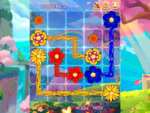 Игра Цветочная Головоломка: Соедини Пары (Flowers Puzzle) — играть онлайн бесплатно (изображение №5)