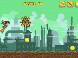 Игра Рободжой с Реактивным Ранцем (Jetpack Robojoy) — играть онлайн бесплатно (изображение №2)