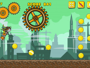 Игра Рободжой с Реактивным Ранцем (Jetpack Robojoy) — играть онлайн бесплатно (изображение №3)