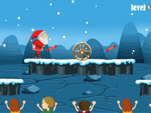 Игра Санта на Коньках (Santa On Skates) — играть онлайн бесплатно (изображение №2)