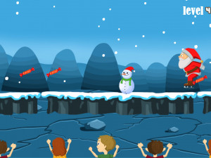 Игра Санта на Коньках (Santa On Skates) — играть онлайн бесплатно (изображение №3)