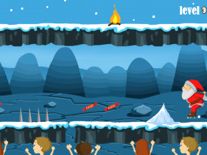 Игра Санта на Коньках (Santa On Skates) — играть онлайн бесплатно (изображение №4)