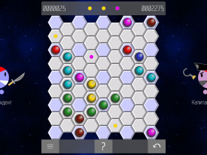 Игра Колор Лайнс 98: Классика и Гексагоны (Color Lines 98: Classic and Hexagon) — играть онлайн бесплатно (изображение №2)