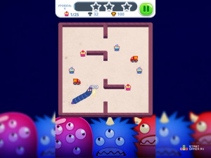 Игра Монстер Змейка (Monster Snake) — играть онлайн бесплатно (изображение №3)