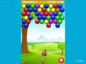 Игра Бабл Шутер Апельсин (Orange Bubbles) — играть онлайн бесплатно (изображение №2)