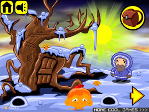 Игра Счастливая Обезьянка 104 (Monkey GO Happy 104) — играть онлайн бесплатно (изображение №2)