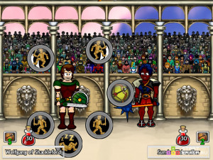 Игра Мечи и Сандалии: Спринт Чемпионов (Swords and Sandals: Champion Sprint) — играть онлайн бесплатно (изображение №2)