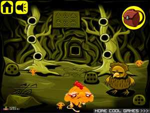 Игра Счастливая Обезьянка 106 (Monkey GO Happy 106) — играть онлайн бесплатно (изображение №2)