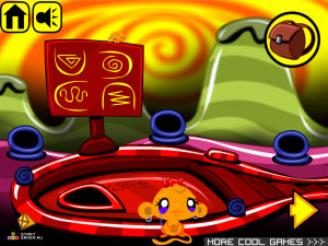 Игра Счастливая Обезьянка 107 (Monkey GO Happy 107) — играть онлайн бесплатно (изображение №3)